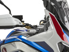 Puig Front Wind Deflectors In Clear for Honda Africa Twin CRF1100L Adventure Sports (20-23)