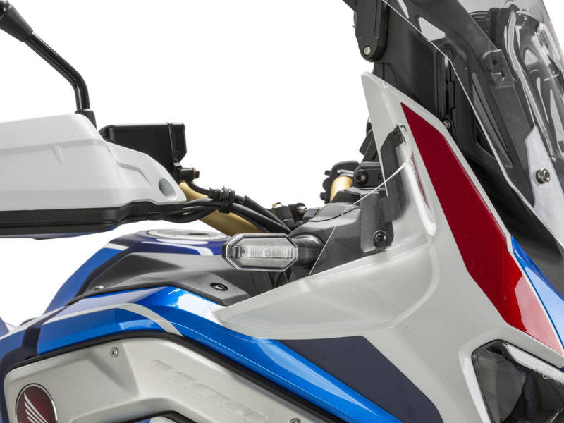 Puig Front Wind Deflectors In Clear for Honda Africa Twin CRF1100L Adventure Sports (20-23)