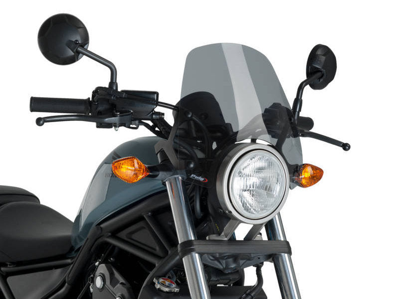 Puig New Generation Sport Screen In Clear for Honda CMX500 Rebel (17-25)