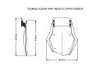 Puig Touring Screen With Extender In Light Smoke for BMW F750 GS (18-24)