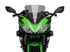 Puig Sport Downforce Spoilers In Black for Kawasaki Ninja 650 (17-19)