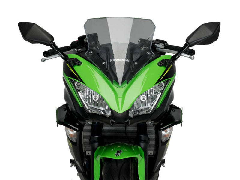 Puig Sport Downforce Spoilers In Black for Kawasaki Ninja 650 (17-19)