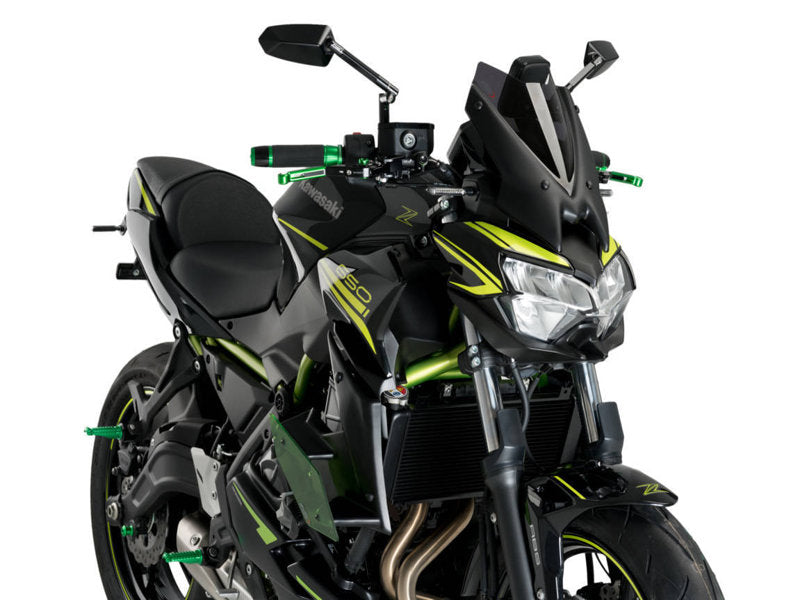 Puig New Generation Sport Screen In Clear for Kawasaki Z650 (20-25)