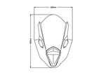 Puig Z-Racing Screen In Clear for Kawasaki Ninja 650 (20-25)