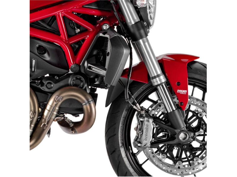 Puig Front Mudguard Extender In Black for Ducati Monster 1200 (14-20)