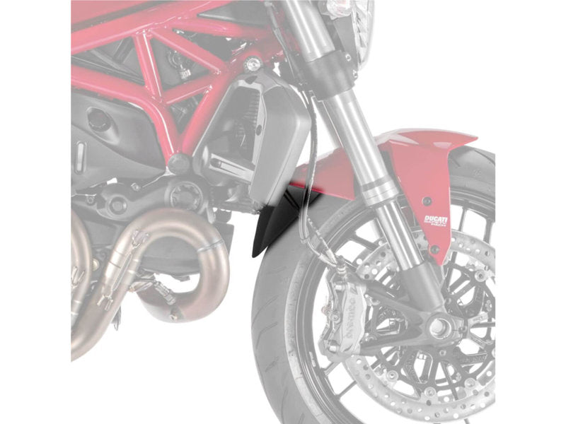 Puig Front Mudguard Extender In Black for Ducati Monster 1200 S (14-20)