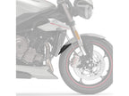 Puig Front Mudguard Extender In Black for Triumph Speed Triple 1050 S (19-20)