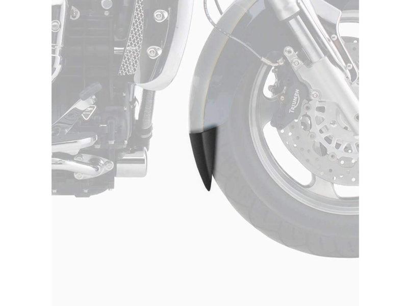 Puig Front Mudguard Extender In Black for Triumph Rocket 3 Classic (06-09)