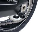 Puig Protective Spool Sliders In Black for Aprilia Dorsoduro 750 (08-16)