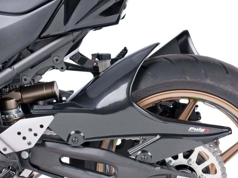 Puig Hugger In Matt Black for Kawasaki Z750 R (11-12)