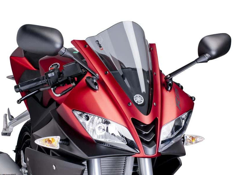 Puig Racing Screen In Clear for Yamaha YZF 125 R (08-18)