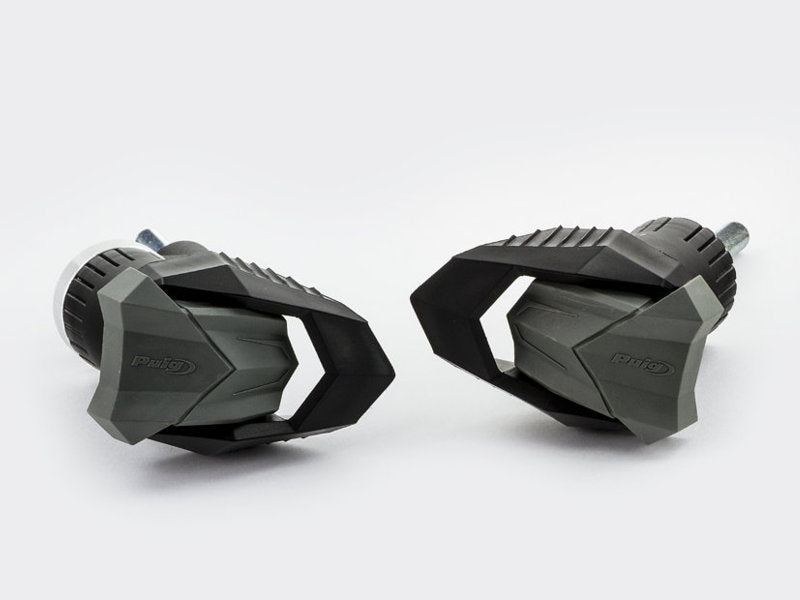 Puig R19 Frame Sliders In Black for Aprilia Shiver 750 (07-16)