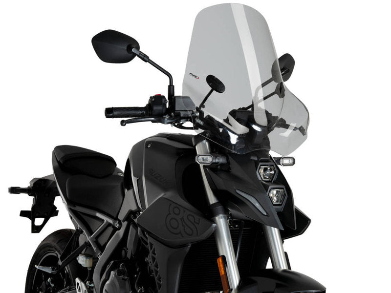 Puig Touring II Screen In Clear for Triumph Street Twin Gold Line 900 (21-22)