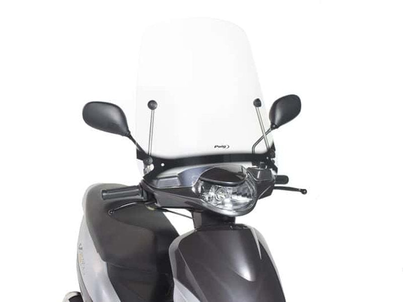 Puig TS Screen In Clear for Peugeot V-Clic (07-23)