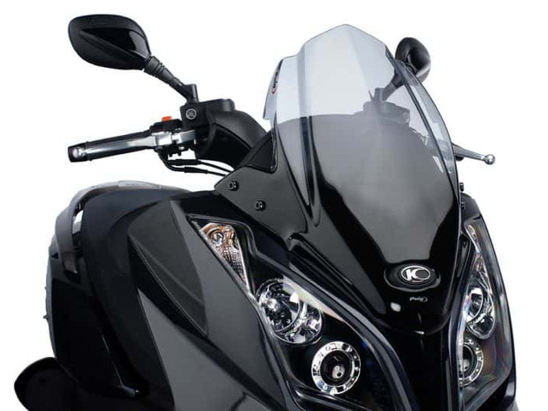 Puig V-Tech Line Sport Screen In Clear for Kymco Downtown 300 I ABS (10-23)