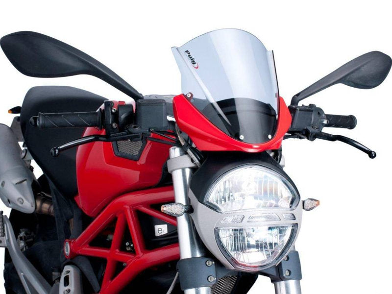 Puig Touring Screen In Clear for Ducati Monster 1100 (09-10)