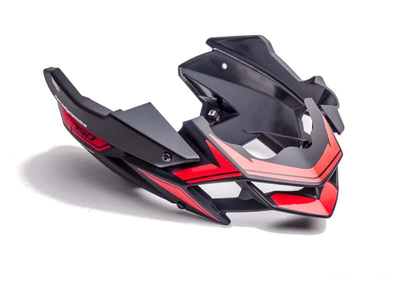 Puig Belly Pan In Matt Black for Suzuki GSR 750 (11-16)