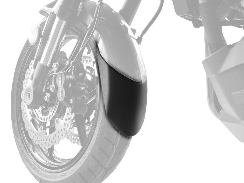 Puig Front Mudguard Extender In Black for Kawasaki Versys 1000 (12-24)