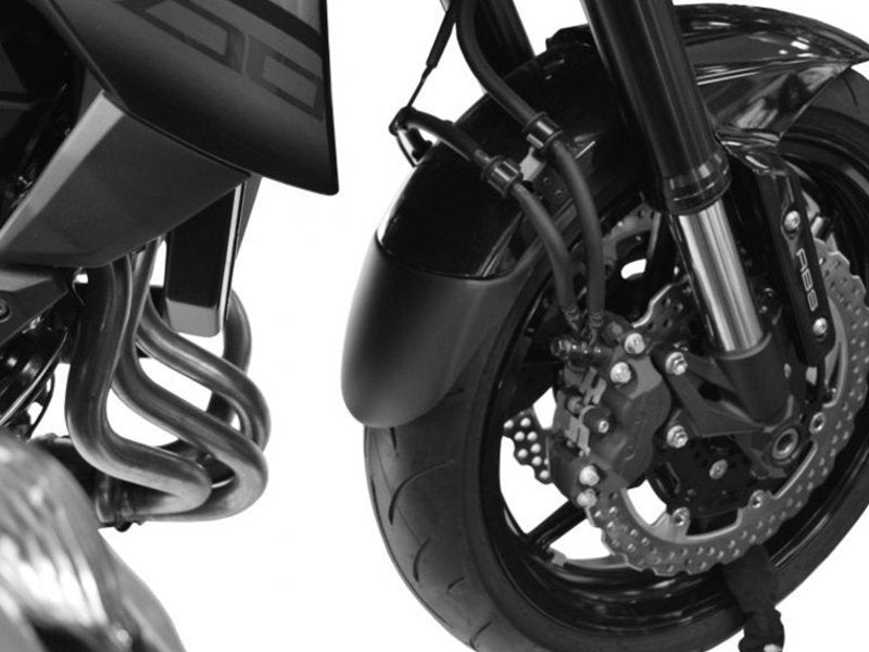 Puig Front Mudguard Extender In Black for Kawasaki Z1000 (07-09)