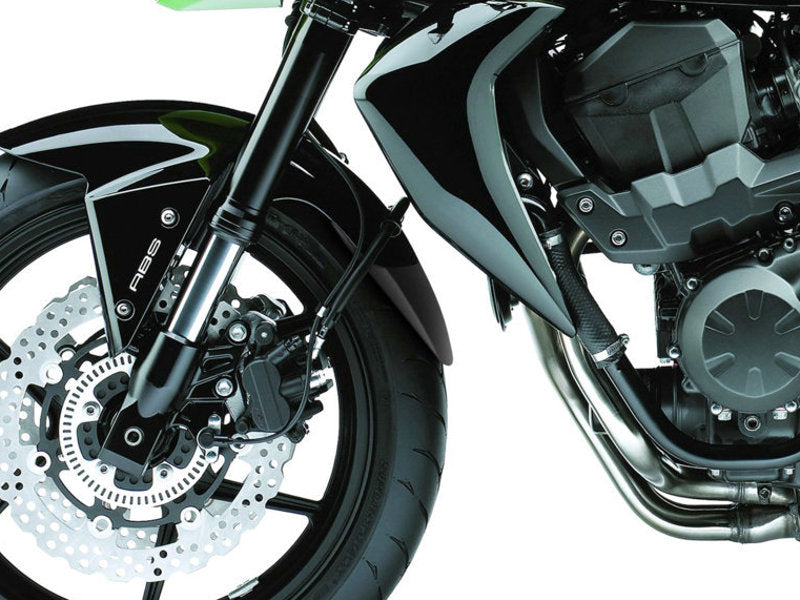 Puig Front Mudguard Extender In Black for Kawasaki Z750 (07-12)