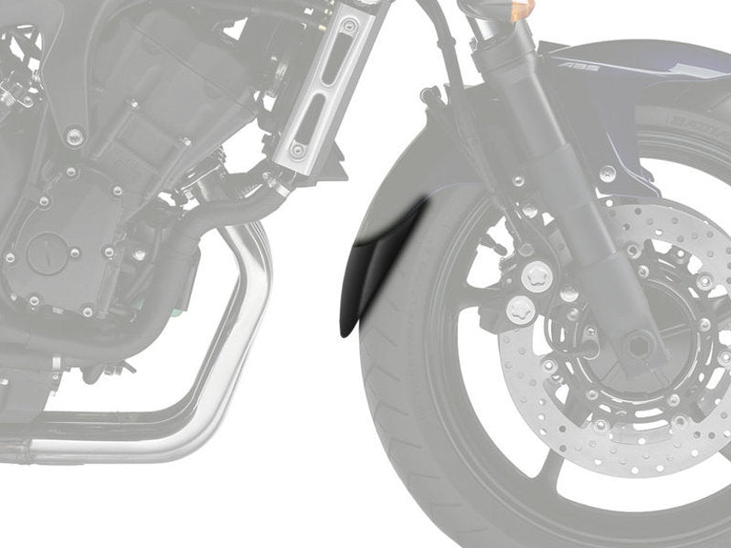 Puig Front Mudguard Extender In Black for Yamaha FZ6 S2 (08-09)