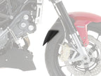 Puig Front Mudguard Extender In Black for Aprilia Shiver 750 (07-16)