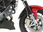 Puig Front Mudguard Extender In Black for Aprilia Shiver 750 (07-16)