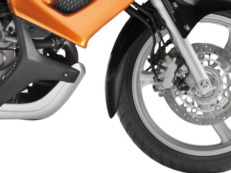 Puig Front Mudguard Extender In Black for Honda Varadero XL1000V (99-11)