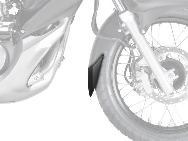 Puig Front Mudguard Extender In Black for Honda Transalp XL700V (08-12)