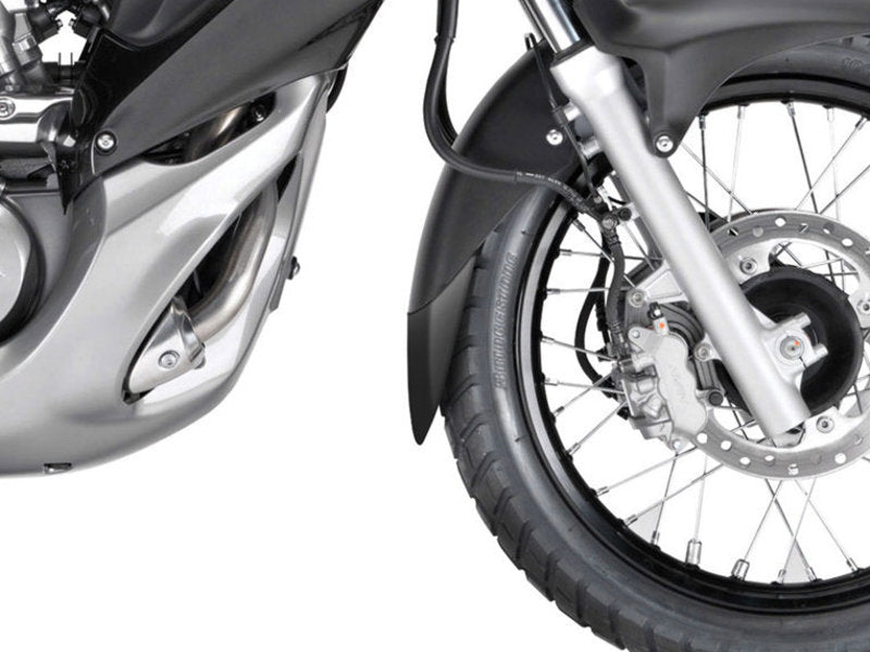 Puig Front Mudguard Extender In Black for Honda Transalp XL700V (08-12)
