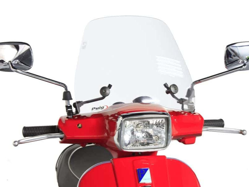 Puig Traffic Screen In Clear for Piaggio Vespa S 50 (08-14)