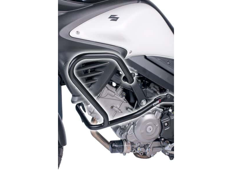 Puig Engine Guard In Black for Suzuki V-Strom 650 XT (15-16)
