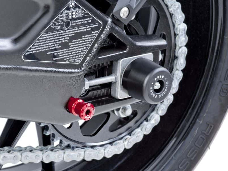 Puig Spool Sliders In Black for Kawasaki Versys 650 Grand Tourer (15-22)