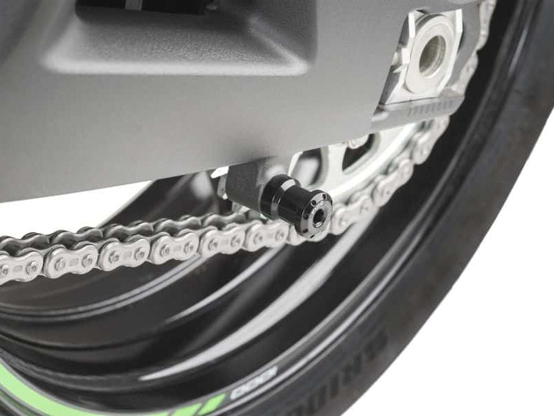 Puig Spool Sliders In Black for CF Moto 800NK Sport (23-25)