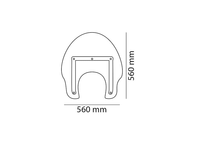 Puig America II Screen for Kawasaki VN1600 Classic (03-08)