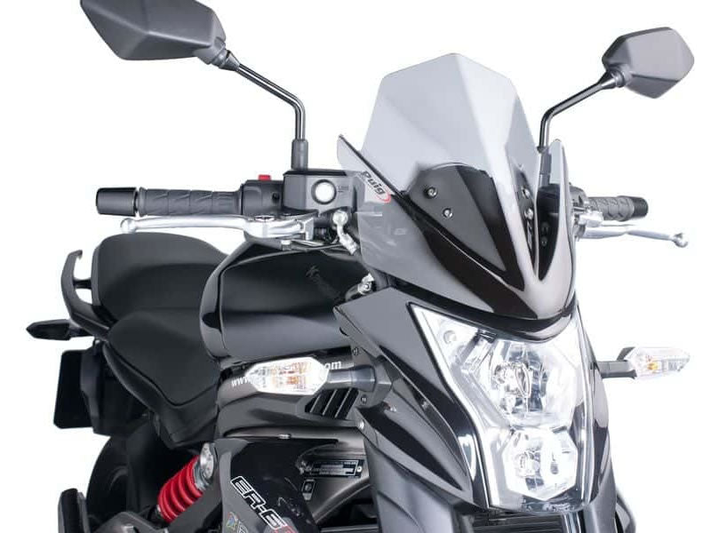 Puig New Generation Sport Screen In Clear for Kawasaki ER6-N (12-16)