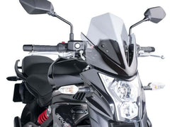 Puig New Generation Sport Screen In Clear for Kawasaki ER6-N (12-16)