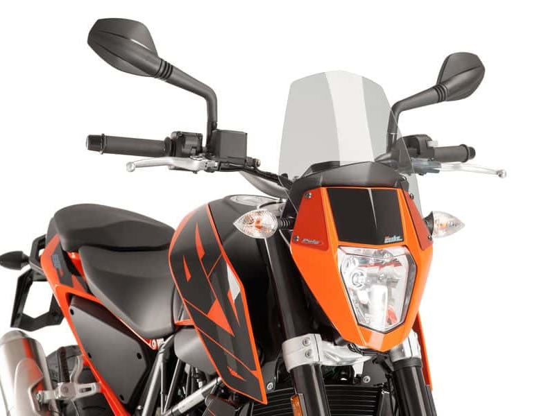 Puig New Generation Sport Screen In Clear for KTM 690 Duke (12-19)