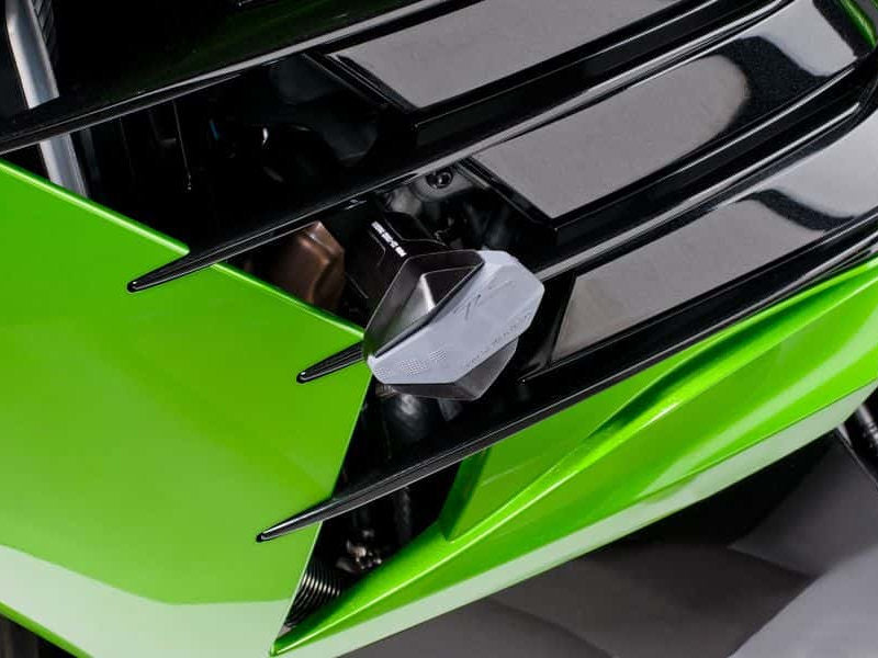 Puig R19 Frame Sliders In Black for Kawasaki ZZR 1400 (12-20)