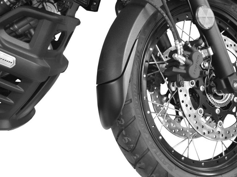 Puig Front Mudguard Extender In Black for Suzuki V-Strom 650 XT (15-25)