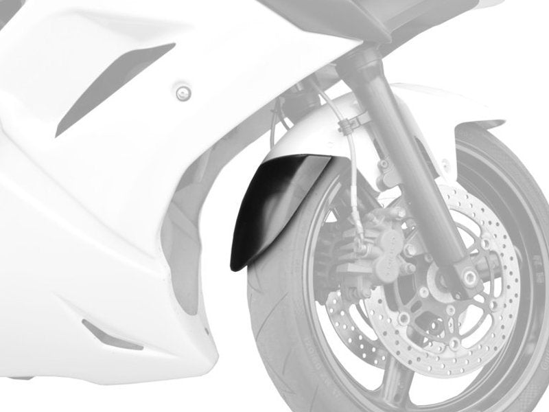 Puig Front Mudguard Extender In Black for Suzuki SV 650 N (03-06)