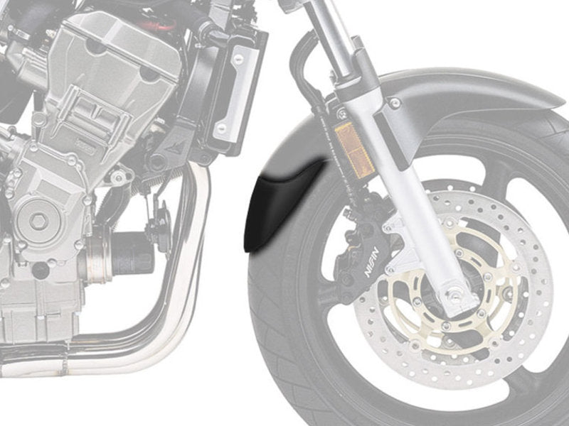 Puig Front Mudguard Extender In Black for Honda CB600 F Hornet (98-04)