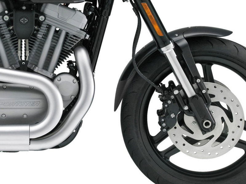 Puig Front Mudguard Extender In Black for Harley Davidson Sportster XR1200 (08-10)