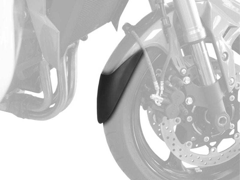 Puig Front Mudguard Extender In Black for Suzuki GSR 750 (11-16)