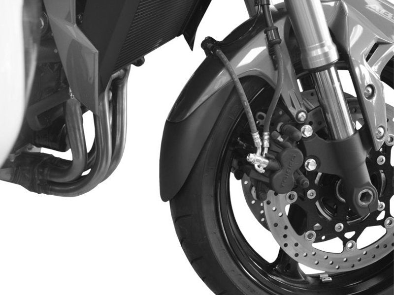 Puig Front Mudguard Extender In Black for Suzuki GSR 750 (11-16)