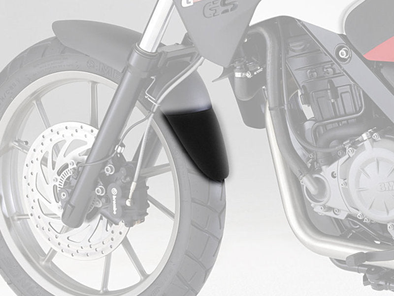 Puig Front Mudguard Extender In Black for BMW G650 GS (11-16)