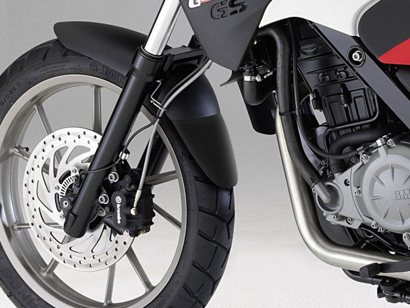 Puig Front Mudguard Extender In Black for BMW G650 GS Sertao (12-16)