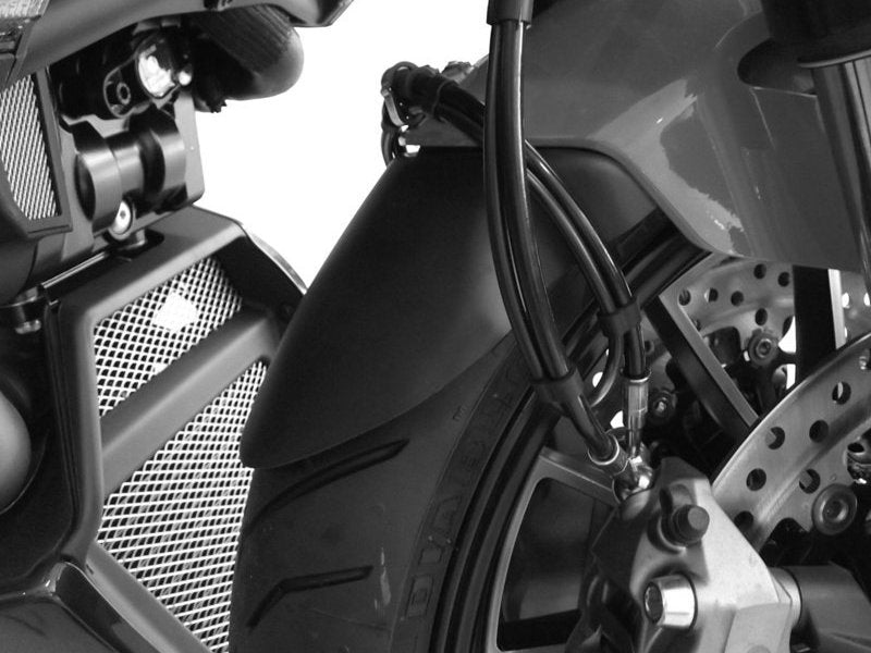 Puig Front Mudguard Extender In Black for Ducati Diavel 1200 (11-15)