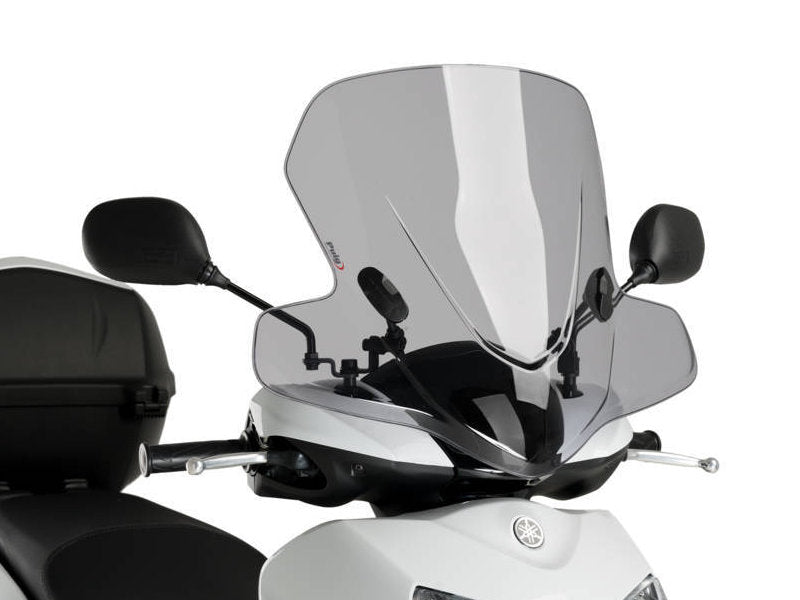 Puig City Touring Screen In Light Smoke for Yamaha Xenter 125i (12-20)