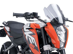 Puig New Generation Sport Screen In Light Smoke for KTM 125 Duke (11-16)